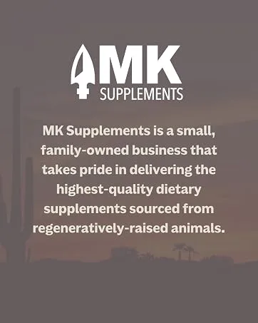 MK Supplements Grass-Fed Beef Bone & Marrow Supplement Supports Healthy Joints Bones Teeth Immune Support Freeze-Dried Non-GMO 45 Servings (3 000 mg Each) Bone & Marrow 45 Servings - About MK Supplements