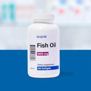 MAJOR Ferosul - Ferrous Sulfate 325mg Tablets with 65mg of Elemental Iron - Iron Supplement for Women Men - Red - 100 Tablets (3 Pack) - Fish Oil