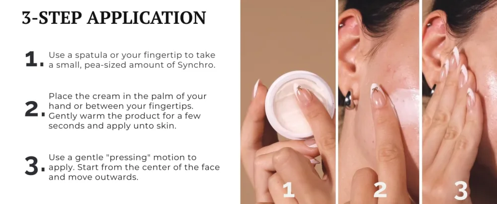 Gernetic Synchro Cream Regulating Face Care Skin Moisturizer for All Skin Types 500ml/16.7 Oz (Salon Size) - Regenerative beauty