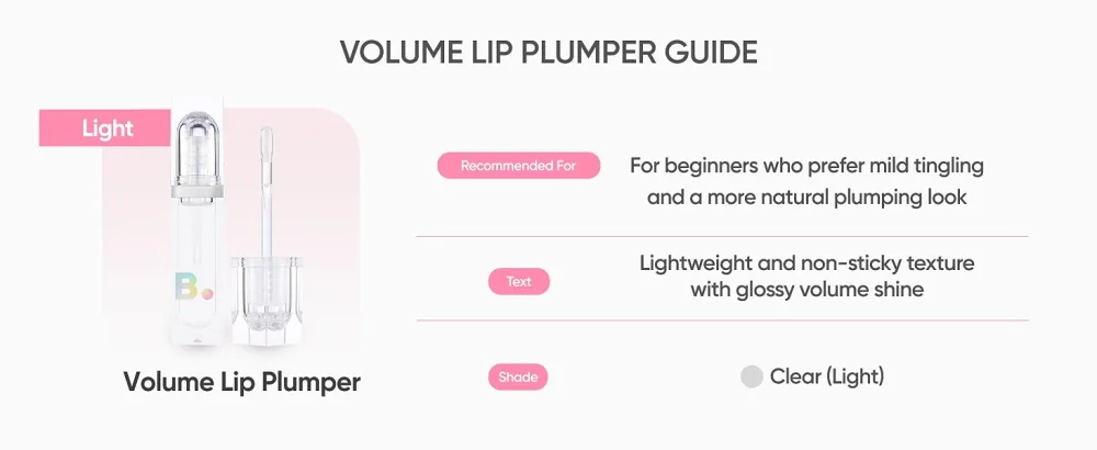 BANILA CO Volume Lip Plumper | Glossy Lip Enhancer with Argan Oil & Vanilyl Butyl Ether | Instantly Boosts Lip Volume with Hydration & Shine (3.2g / 0.11oz) Light - product information 19