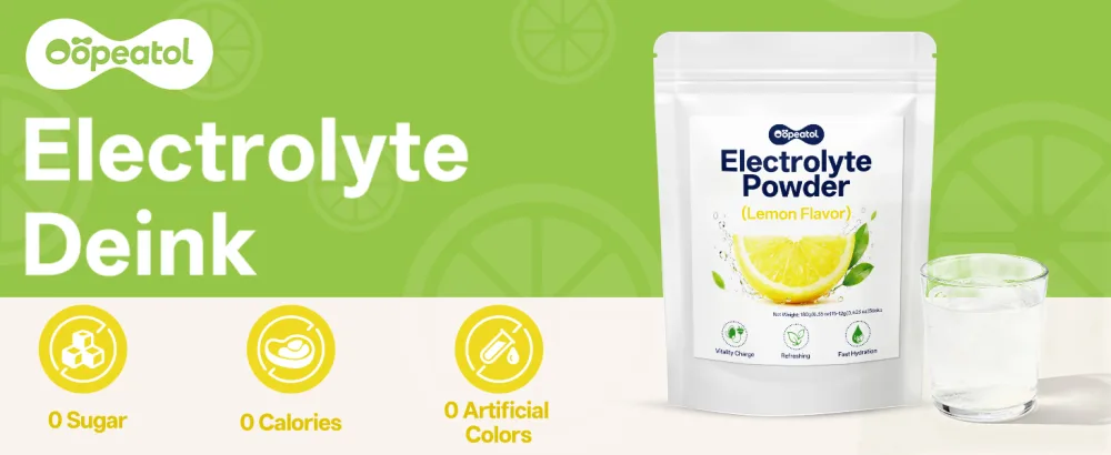 Electrolyte Powder for take Exercise & Recovery - Quick and Convenient Hydration with 6 Electrolytes Zinc Natural Flavors 15 Portable Packets for Athletes & Positive Lifestyles - product information 19