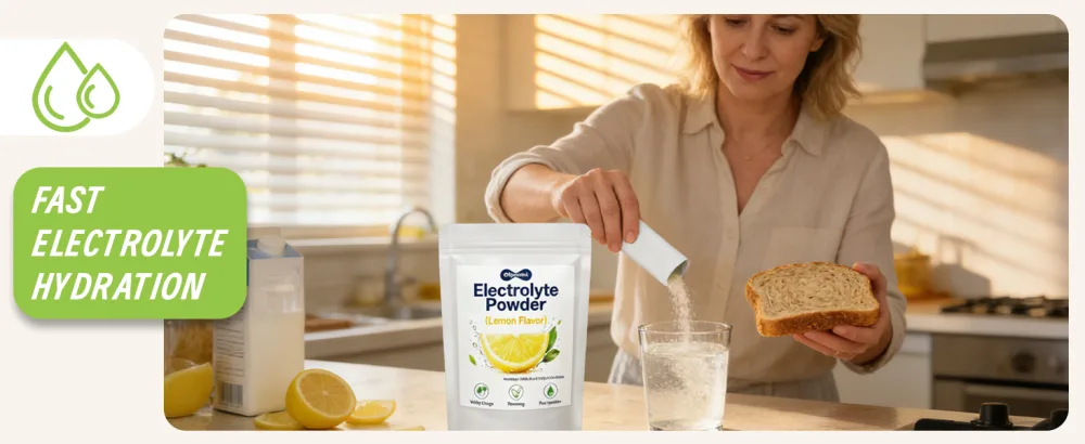 Electrolyte Powder for take Exercise & Recovery - Quick and Convenient Hydration with 6 Electrolytes Zinc Natural Flavors 15 Portable Packets for Athletes & Positive Lifestyles - product information 20