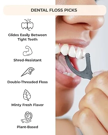 BITE ME 12 Pack Reusable 2 in 1 Clear Aligner Seating and Removal Tool Assorted Colors - Dental Floss Picks