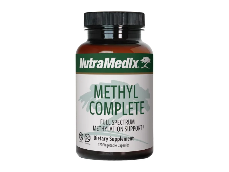 NutraMedix Methyl Complete - Complete Methylation & Energy Support Capsules - Vitamin B2 B6 B12 & Folate - with Creatine Monohydrate & Betaine Anhydrous (120 Count) - methylation full spectrum support