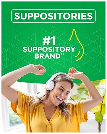 Fleet Laxative Glycerin Suppositories for Adult Constipation 50 Count 12 Pack - product information 2