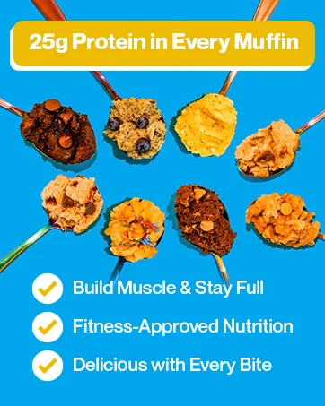 Bootylicious | High-Protein Muffin | 25g Protein 7g Net Carbs 2.32-2.75oz Cup 12-Pack (Double Chocolate) - chocolate flavored high protein muffins freshly baked muffin wheat protein isolate
