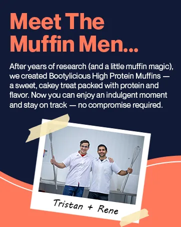Bootylicious | High-Protein Muffin | 25g Protein 7g Net Carbs 2.32-2.75oz Cup 12-Pack (Double Chocolate) - product information 3
