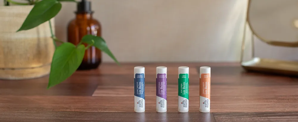 Earth Mama Lip Balm Set | Orange Ginger 4-Pack | Lip Moisturizer with Organic Jojoba Oil for Sensitive Skin - product information 6