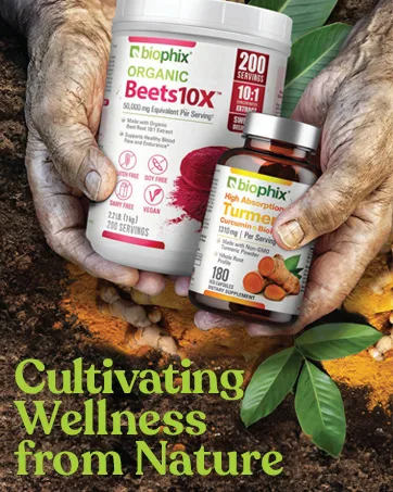 biophix Organic SpiruBeets 2.2 lbs Sprirulina - Beet Root - Protein-Rich Nutrient-Dense Superfood Powder - Rich in Nitric Oxide - banner 1