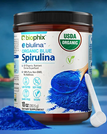 biophix Organic SpiruBeets 2.2 lbs Sprirulina - Beet Root - Protein-Rich Nutrient-Dense Superfood Powder - Rich in Nitric Oxide - banner3