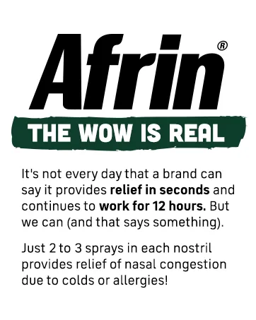 Afrin No Drip Severe 12 Hour Nasal Decongestant Pump Mist - 0.5 ounce 0.5 Fl Oz - The Wow Is Real