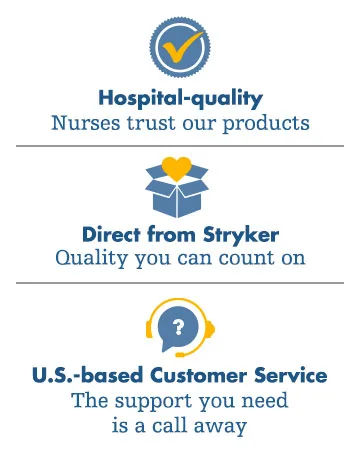 Sage Stryker Prevalon Heel Protector I   1 Heel Protector   Cushioned Boot for Heel Pressure Relief for Bed-Bound Individuals   Standard Size - Icons