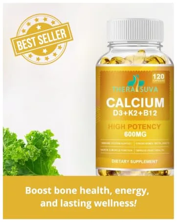 3 in 1 Ashwagandha + Maca Root + Panax Ginseng - Natural Supplement for Energy Stamina and Stress Support 120 Softgels - CALCIUMMMM