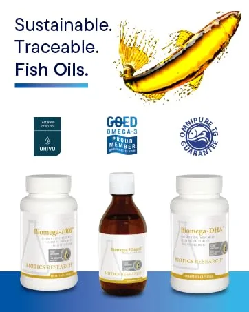 Biotics Research GTA Selenium Supplement with Rubidium Porcine Glandular Endocrine Glands Support Optimal Hormonal Balance - SOD Catalase Phytochemically Bound Trace Elements - 90 Capsules - Sustainable, traceable Omega 3 fish oils by Biotics Research with certified