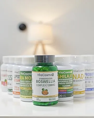 VitaCosmoX Phosphatidylserine 500mg 180 Veggie Capsules - 90 Servings Gluten Free Non-GMO and Vegetarian Friendly - product information 9