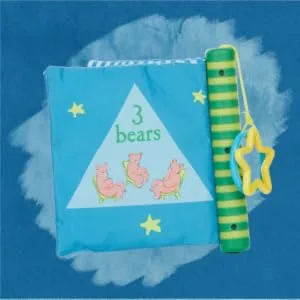 Good Night Moon Soft Teether Book - Back of the book