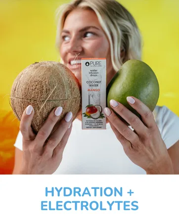 Pure Inventions Night - Pear Flavored Water Infusion Drops - No Sugar Calories or Artificial Sweeteners - 60 Servings - 2oz Night Time - Pear - Hydration + Electrolytes