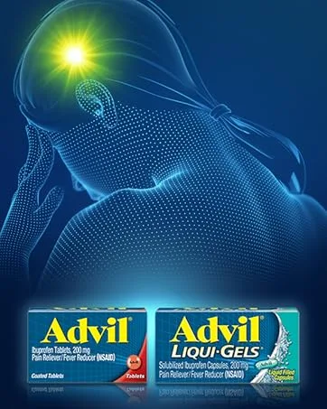 Advil Dual Action Coated Caplets with Acetaminophen Ibuprofen 125 Mg and Acetaminophen 250Mg 144 Count 18 Bonus Caplets - product information 2