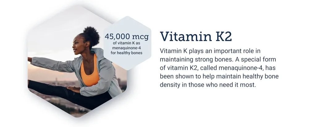 Life Extension Mega Vitamin K2 High Potency for Strong Bones clinically Studied 45 mg K2 Dosage Promotes Healthy Bone Density Gluten-Free Non-GMO 30 Capsules - k adults complete multivitamin tablets vit k- vitamina k12 k1 mk4 strength bitamin
