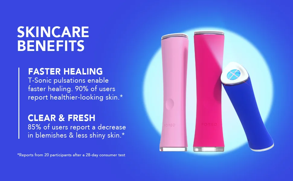FOREO ESPADA LED Light Acne Treatment Device Magenta - FAST HEALING
