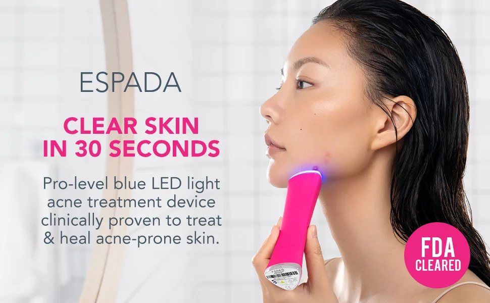 FOREO ESPADA LED Light Acne Treatment Device Magenta - Foreo Espada