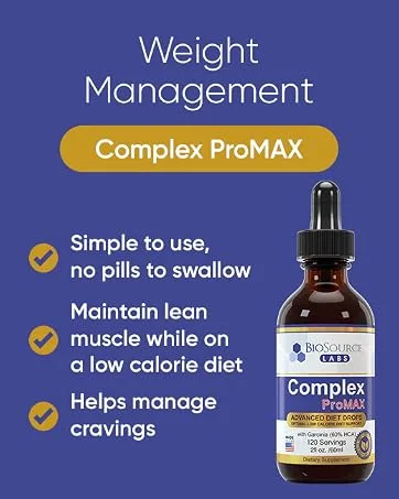BioSource Labs Essential B Complex - Daily Vegan Vitamin B-Complex Sublingual Liquid Drops w/Methyl B12 (2oz / 60ml Bottle) - 60-Day Supply - Weight Management