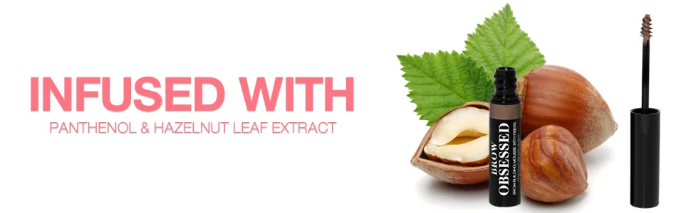 Palladio Brow Obsessed  Medium/dark - palladio brow obsessed ingredients infused pathenol hazelnut leaf extract brown dark light