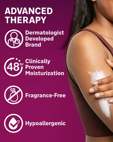 Lubriderm Advanced Therapy Moisturizing Lotion with Vitamins E and B5 Deep Hydration for Extra Dry Skin Non-Greasy Formula 24 fl. oz (Pack of 2) - Lubriderm Advanced Therapy
