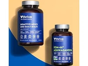 Vthrive Relax and Restore - Supports a Healthy Response to Stress (60 Vegetarian Capsules) - vthrive supplements