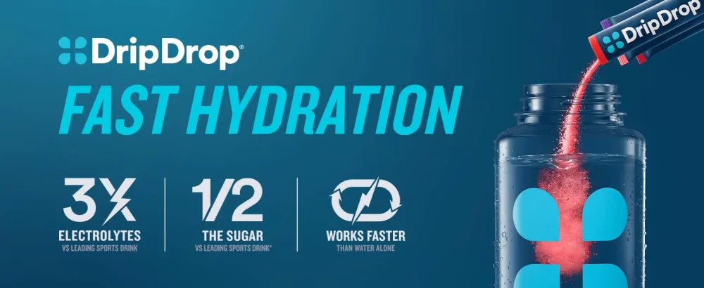 DripDrop Hydration Packets - Bold Variety Pack - Single Serve Electrolytes Powder Drink Mix - Watermelon Berry Lemon Orange - Non-GMO Gluten Free Vegan - 80 Sticks - DripDrop Fast Hydration