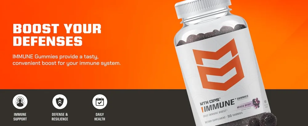 MTN OPS Immune & Slumber Gummies Bundle - boost your defenses