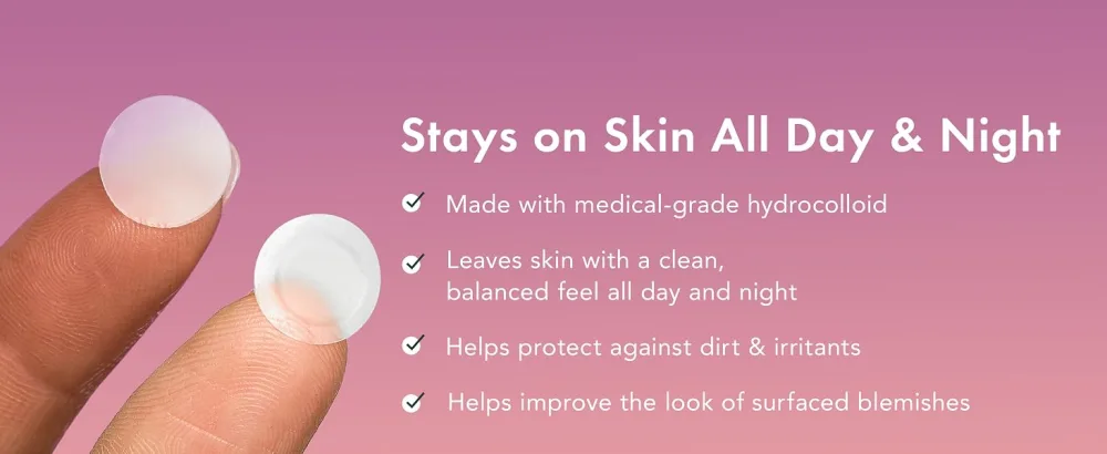 Rael Miracle Patch Glow + Go Patch Kit - Tin Case with Miracle Invisible Spot Patches & Overnight Spot Patches - popper extractor strips makeup facial sticker skin pore