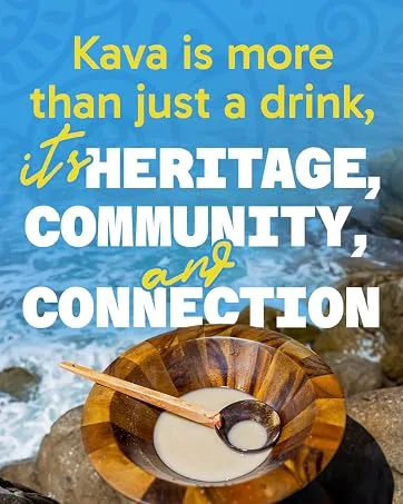 Kava Capsule Pills for Natural Relaxation - Adaptogen Blend with Ashwagandha Valerian 200mg Kava Extract 30% Kavalactones - Fijivanuakava