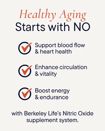 Berkeley Life Nitric Oxide Booster & Test Strips Starter Kit - 60 Capsules & 50 Test Strips - Nitric Oxide Supplements Helps Support Healthy Blood Pressure Circulation & Cardiovascular Health - product information 2