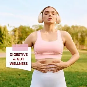 Cayenne Pepper Ginger Turmeric Berberine - Digestion Gut Heath Support 150 count (pack of 1) - Cayenne Pepper Turmeric supplement bottle, supports digestion, wellness, woman exercising