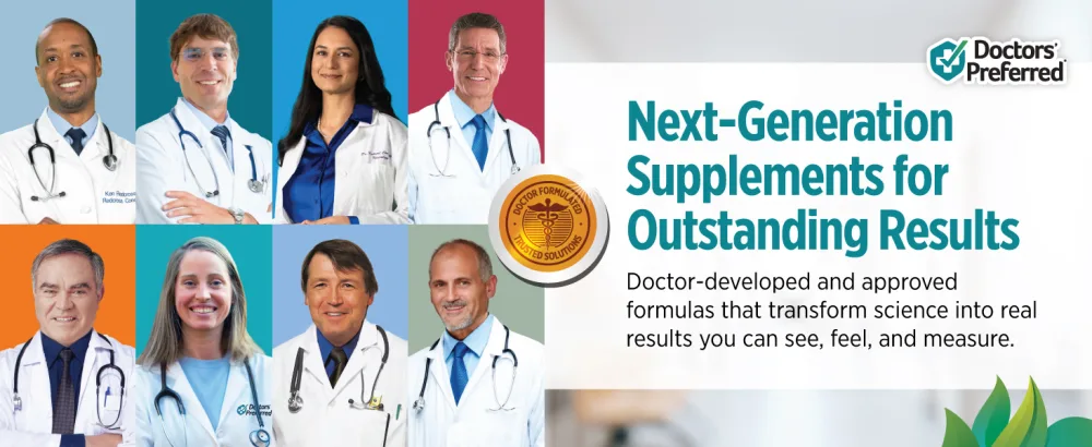 DOCTORS' PREFERRED Berberine with Cinnamon and Chromium GlucoGold Advanced 1000mg 90 Tablets - Doctor photo lineup