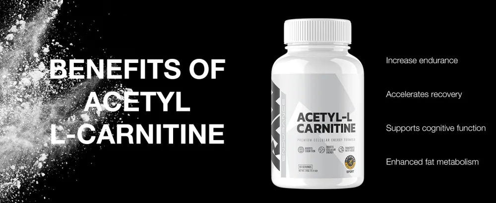 Acetyl-L-Carnitine Fat Burner By Raw Nutrition - product information 4