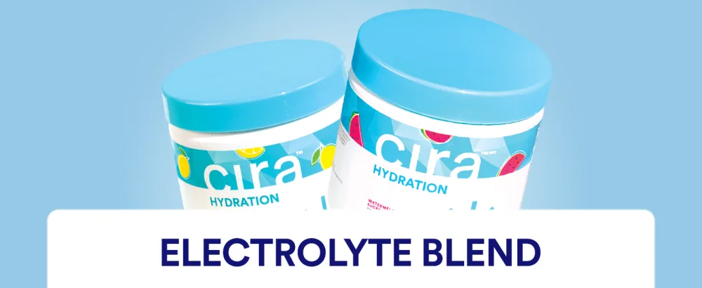 Cira Hydration Powder (45 Servings) - Electrolyte Drink Mix with Himalayan Salt for Dehydration Relief and Recovery - Watermelon Sugar - electrolyte blend
