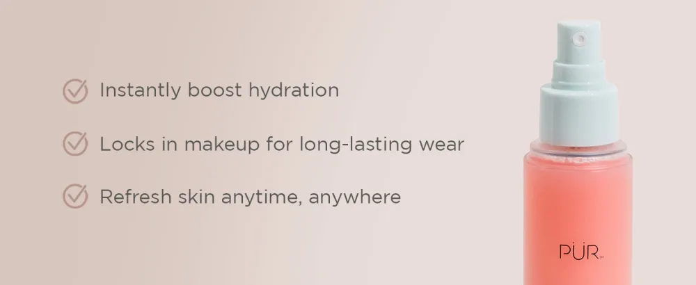 P R MINERALS Lit Mist Illuminating Setting for Face - Long-Lasting Makeup Finishing - Lightweight Makeup Primer & Hydrating Setting Revitalizes Dull & Tired Skin Light Dewy Shimmer - lasting fit translucent long bare corrector shine full loose color glitter brushes dry fix clear