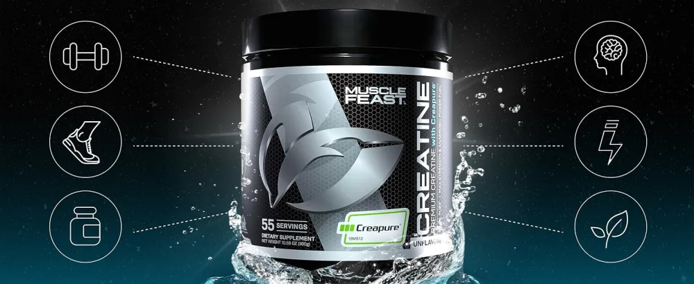Muscle Feast Vegan Creatine Monohydrate NUTRITIONAL_SUPPLEMENT Gluten-Free Creapure Candy Lemon Lime 120 Tabs - product information 7
