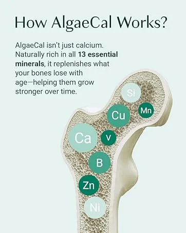 ALGAECAL Bundle - D3 Complete (1000 IU) + K2 Vitamin E Vitamin A & Plant-Based Calcium for Stronger Bones - product information 8