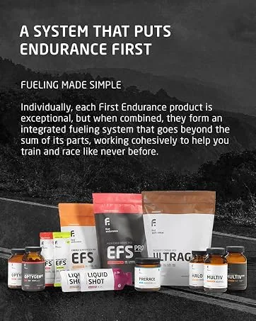 FIRST ENDURANCE Ultragen Workout Recovery Drink Powder Protein Mix Boosts Energy Accelerates Recovery | Cappuccino 15 Servings - A SYSTEM THAT PUTS ENDURANCE FIRST