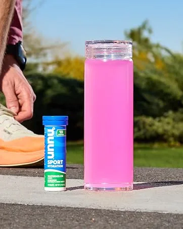 Nuun Sport Electrolyte Tablets for Proactive Hydration Mixed Flavors 4 Pack (40 Servings) Mixed Flavors 10 Count (Pack of 4) - Fresh Look, Same Great Hydration