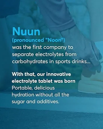 Nuun Sport Electrolyte Tablets for Proactive Hydration Mixed Flavors 4 Pack (40 Servings) Mixed Flavors 10 Count (Pack of 4) - Nuun Brand Story Tile 1