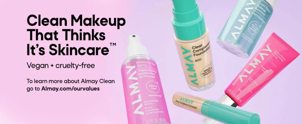Almay Protect & Set Spray Hydrating Makeup Setting Spray Vegan Face Mist 100 2.7 fl oz - Makeup That Thinks It's Skincare
