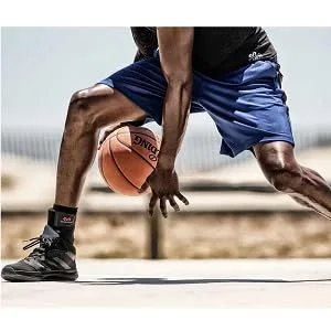 McDavid Elite Engineered Elastic Ankle Brace with Figure 6 Strap & Stays Black Large - product information 4