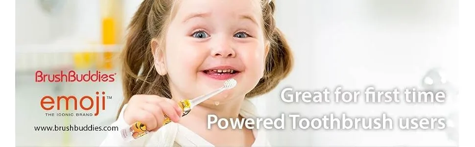 Brush Buddies Emoji Sonic Powered Toothbrush  Multi - product information 1