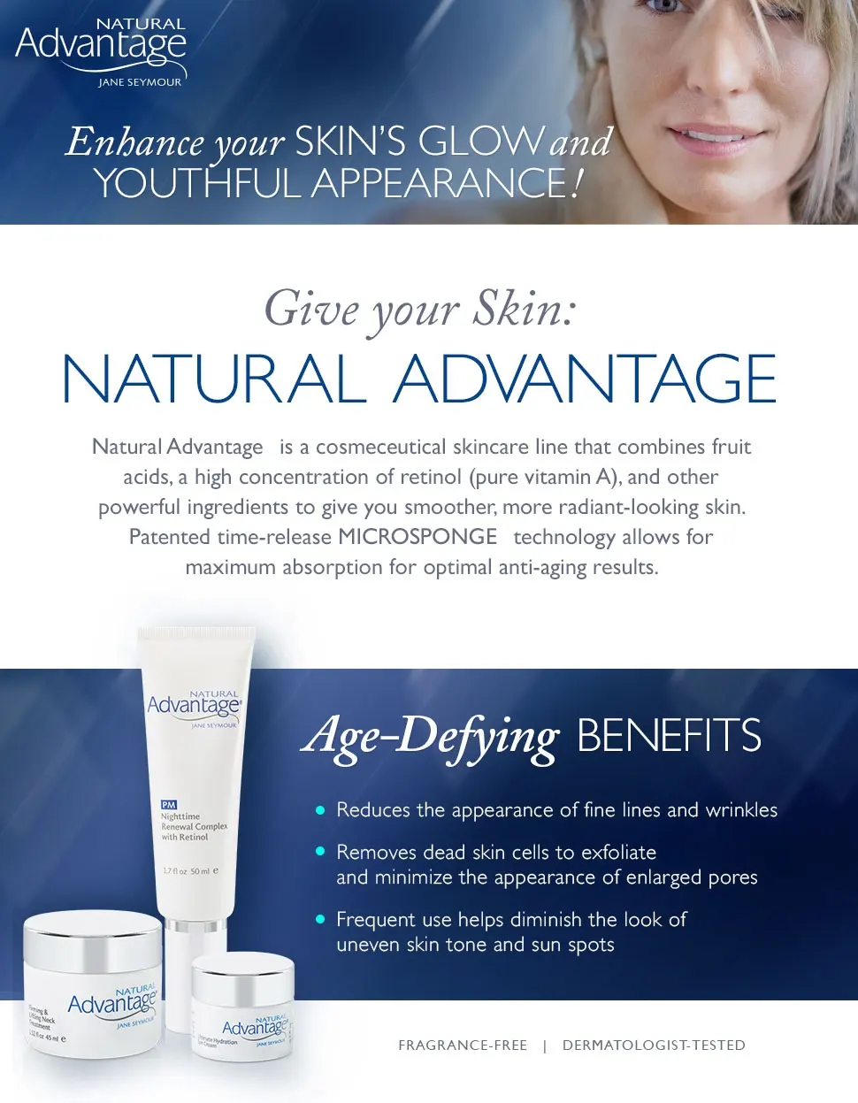Natural Advantage All Day Moisture   Lightweight Moisturizer   Broadband Spectrum SPF 15   Fragrance Free   1.7 Ounces - product information 2