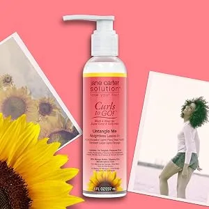 JANE CARTER SOLUTION Curls to Go Untangle Me Weightless Leave-In Conditioner (8oz) - Nourishing  Moisturizing  No Buildup - product information 2