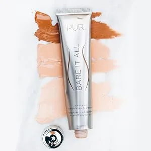 P R MINERALS Bare It All 4-in-1 Skin-Perfecting Foundation  1.5 oz - bare it all